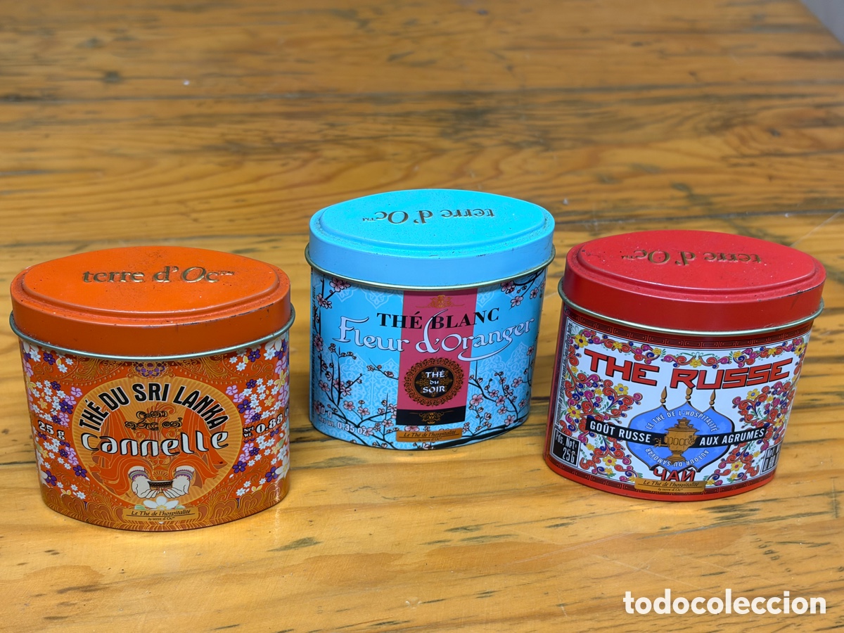 Antig&uuml;edades: Tres latas de colecci&oacute;n - Foto 4