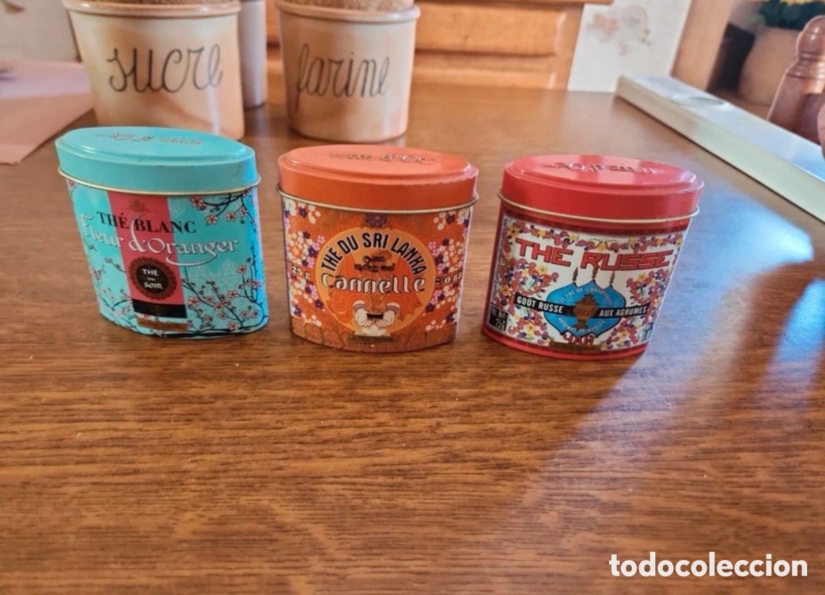 Antig&uuml;edades: Tres latas de colecci&oacute;n - Foto 1