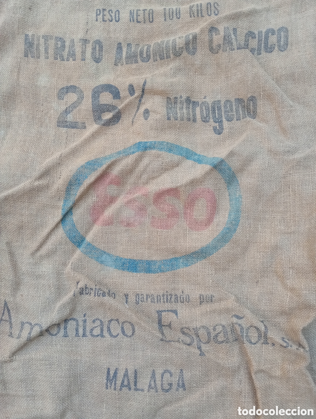 Antig&uuml;edades: Saco esso nitrato malaga - Foto 2