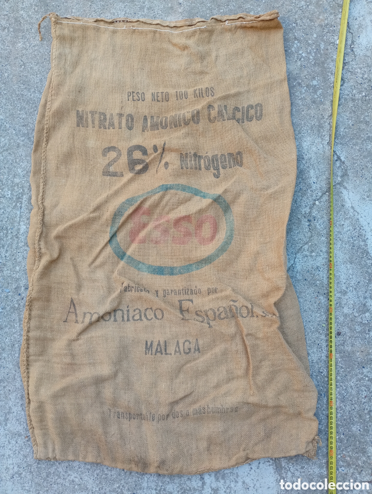 Antig&uuml;edades: Saco esso nitrato malaga - Foto 1