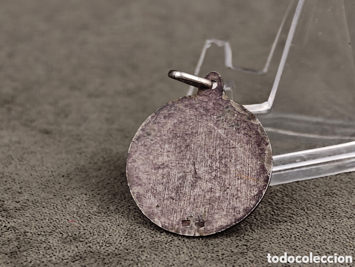 Antig&uuml;edades: Antigua Medalla Religiosa de Plata - Foto 4