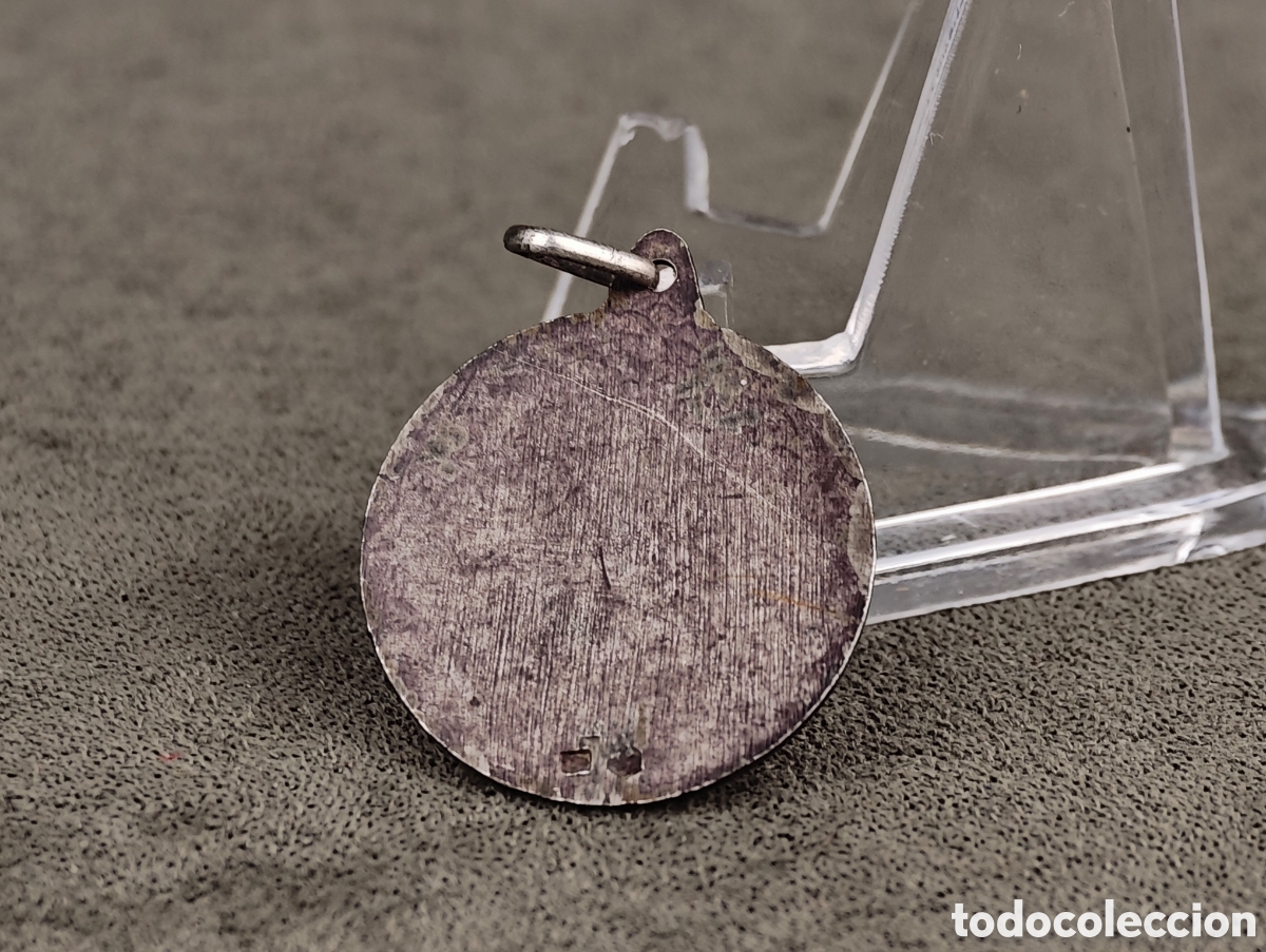 Antig&uuml;edades: Antigua Medalla Religiosa de Plata - Foto 5