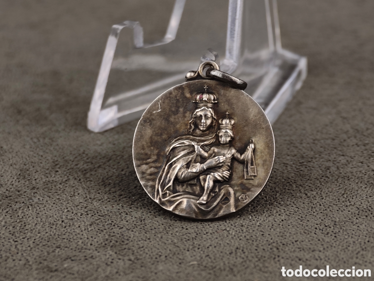 Antig&uuml;edades: Antigua Medalla Religiosa de Plata - Foto 2