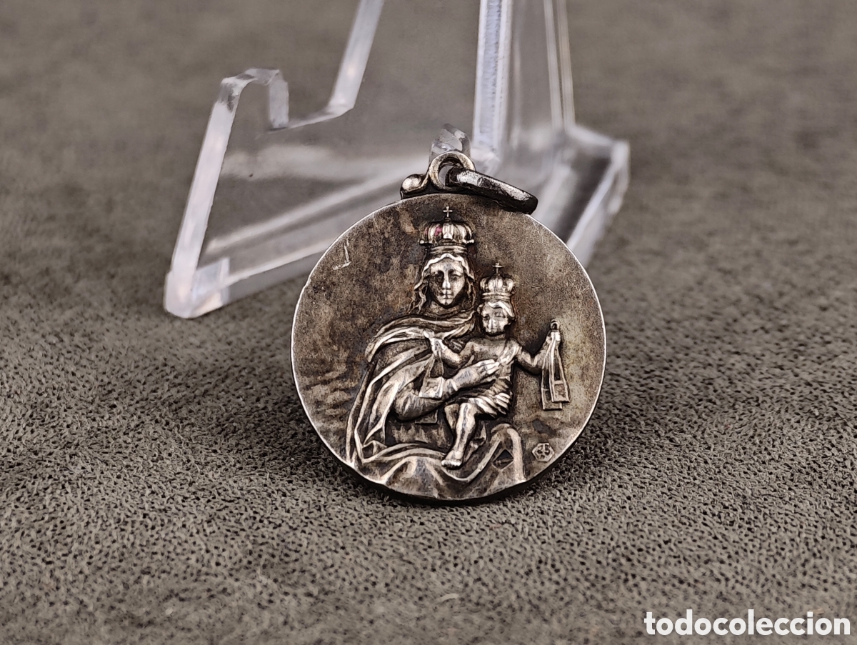 Antig&uuml;edades: Antigua Medalla Religiosa de Plata - Foto 3