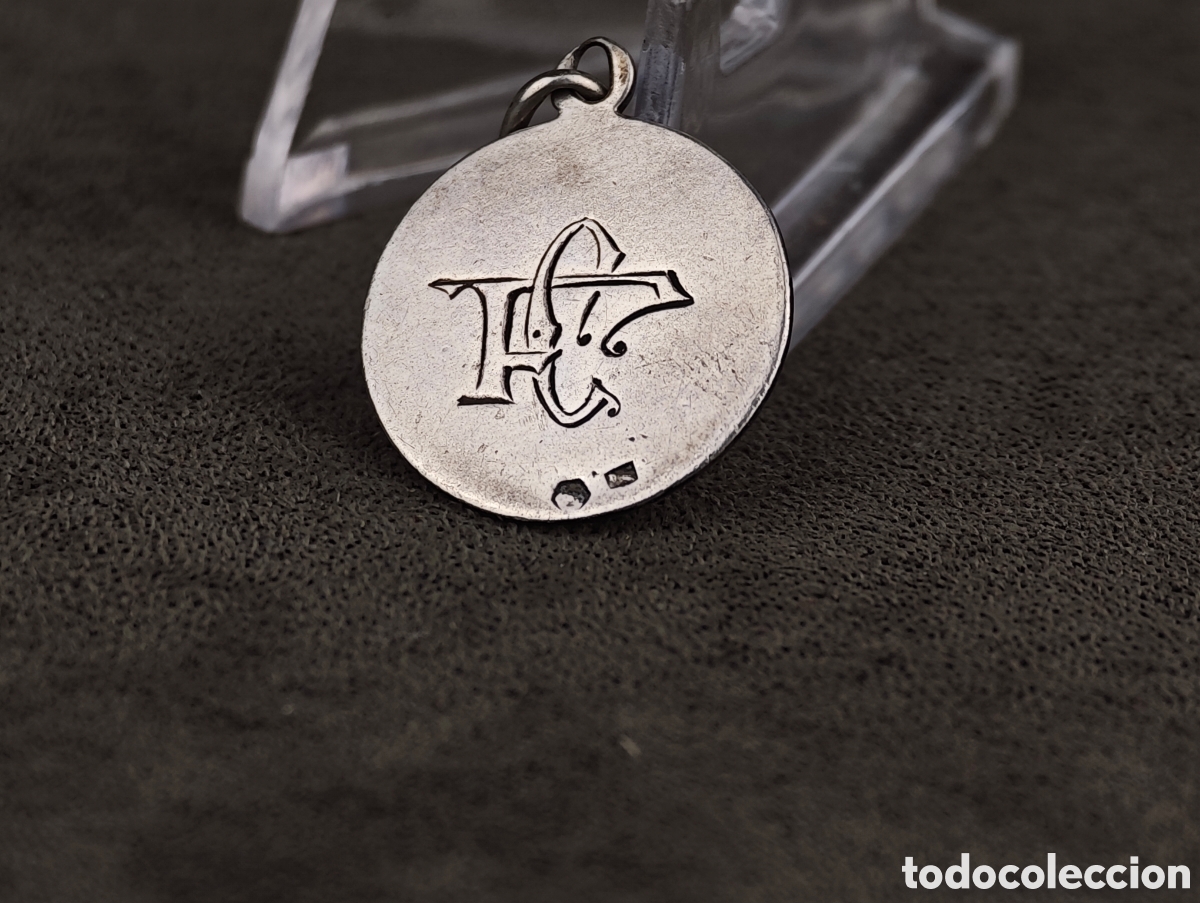 Antig&uuml;edades: Antigua Medalla Religiosa de Plata - Foto 6