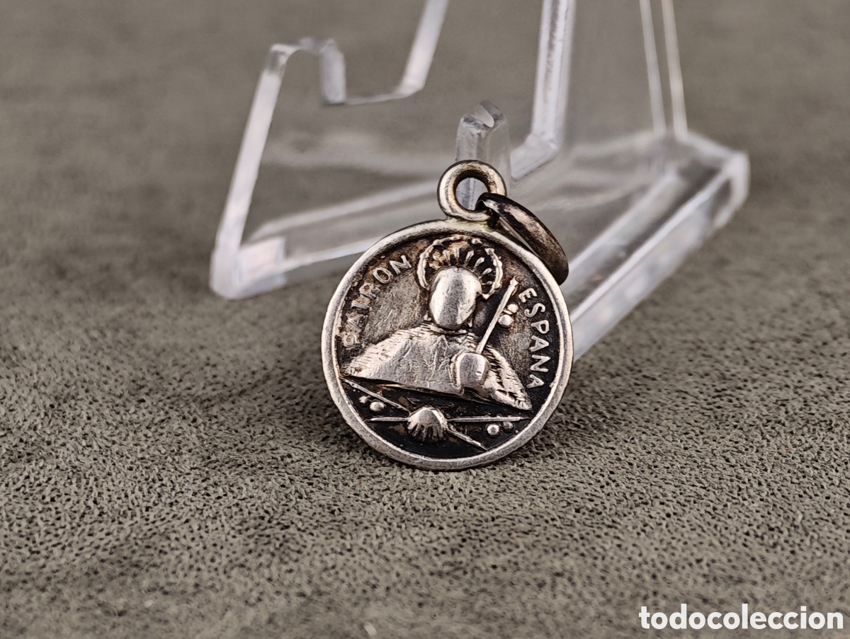 Antig&uuml;edades: Antigua Medalla Religiosa de Plata - Foto 1