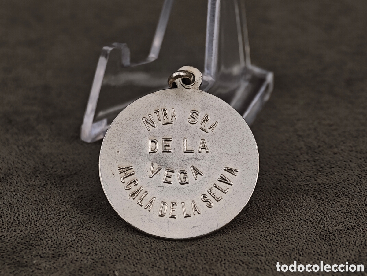 Antig&uuml;edades: Antigua Medalla Religiosa de Plata - Foto 5