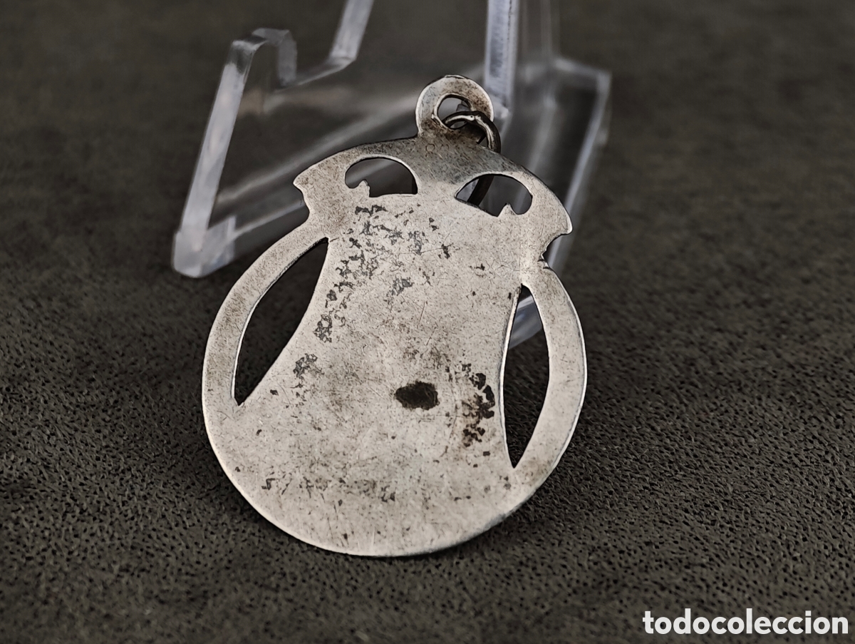 Antig&uuml;edades: Antigua Medalla Religiosa de Plata - Foto 6
