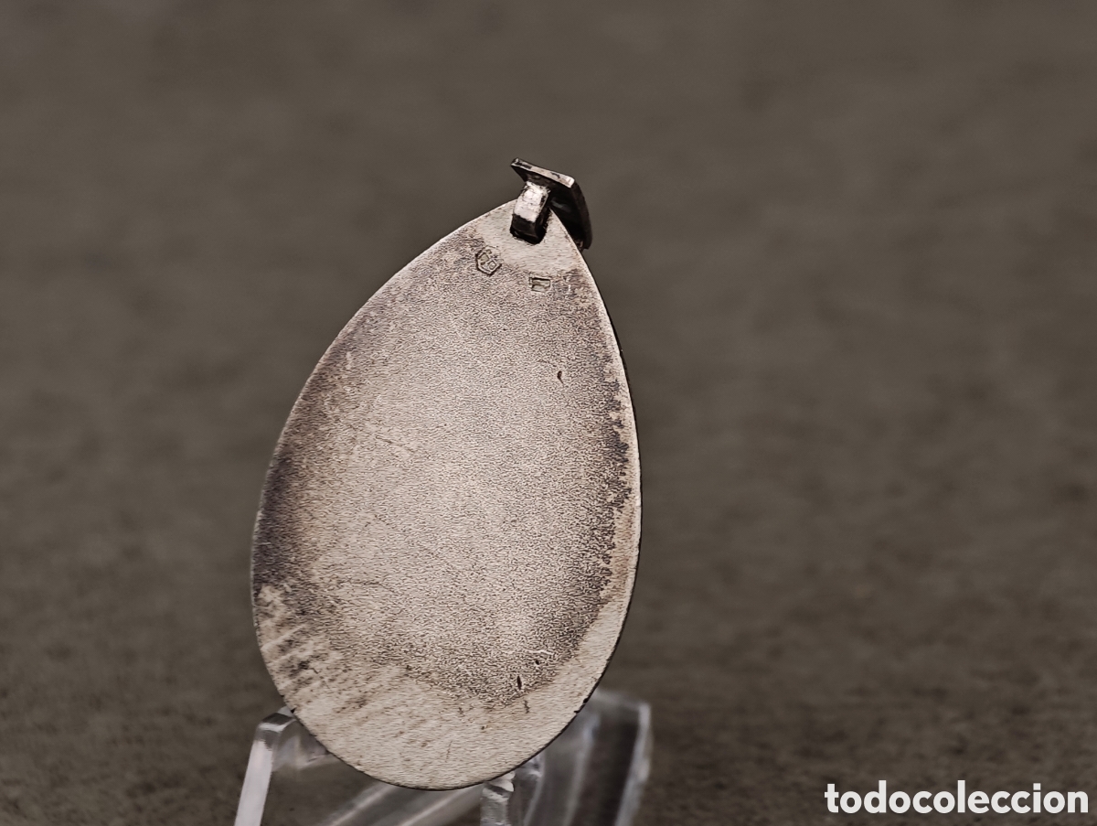 Antig&uuml;edades: Antigua Medalla Religiosa de Plata - Foto 7