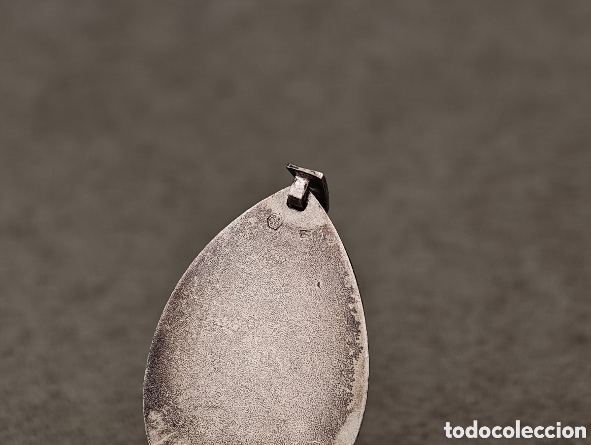 Antig&uuml;edades: Antigua Medalla Religiosa de Plata - Foto 9