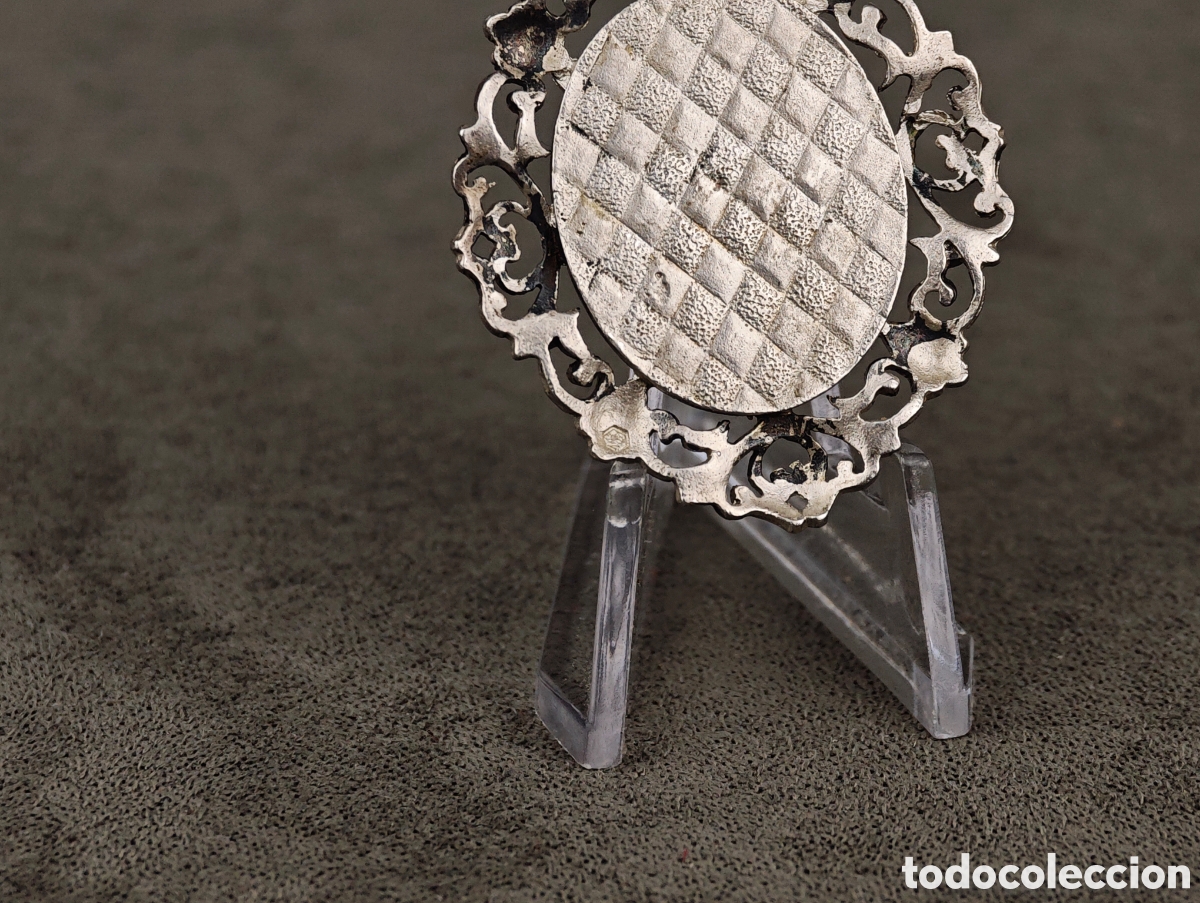 Antig&uuml;edades: Antigua Medalla Religiosa de Plata - Foto 10