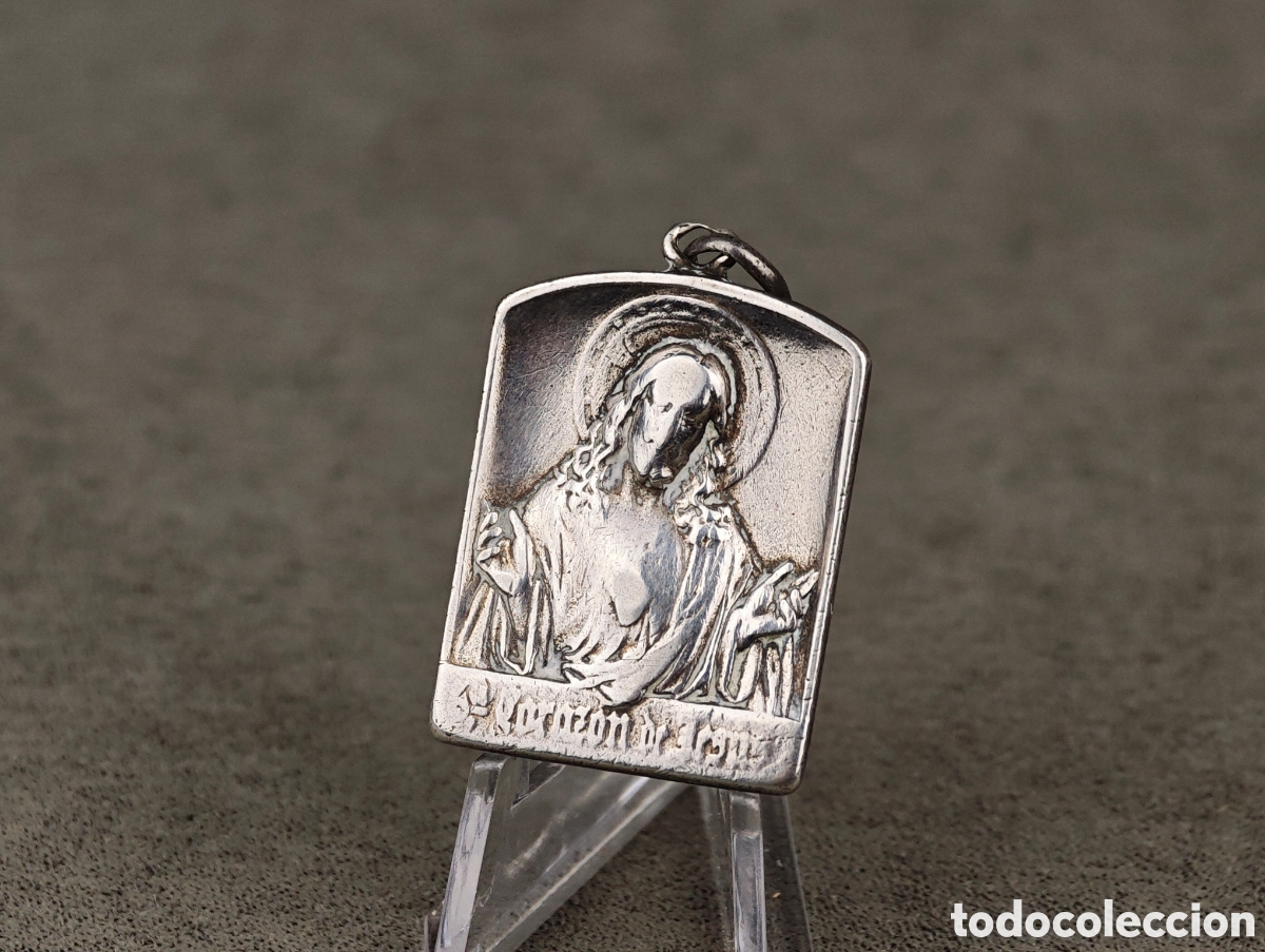 Antig&uuml;edades: Antigua Medalla Religiosa de Plata - Foto 1