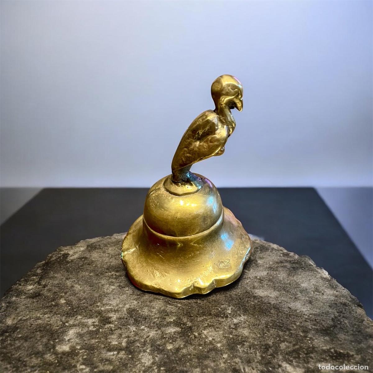 Antig&uuml;edades: Campana de bronce decorativa &ndash; 10 cm - Foto 2