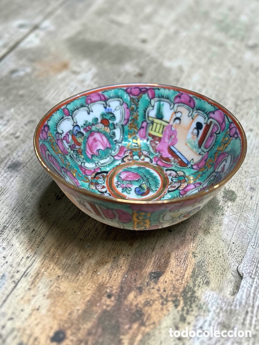 Antig&uuml;edades: Cuenco de porcelana Macao - Foto 3