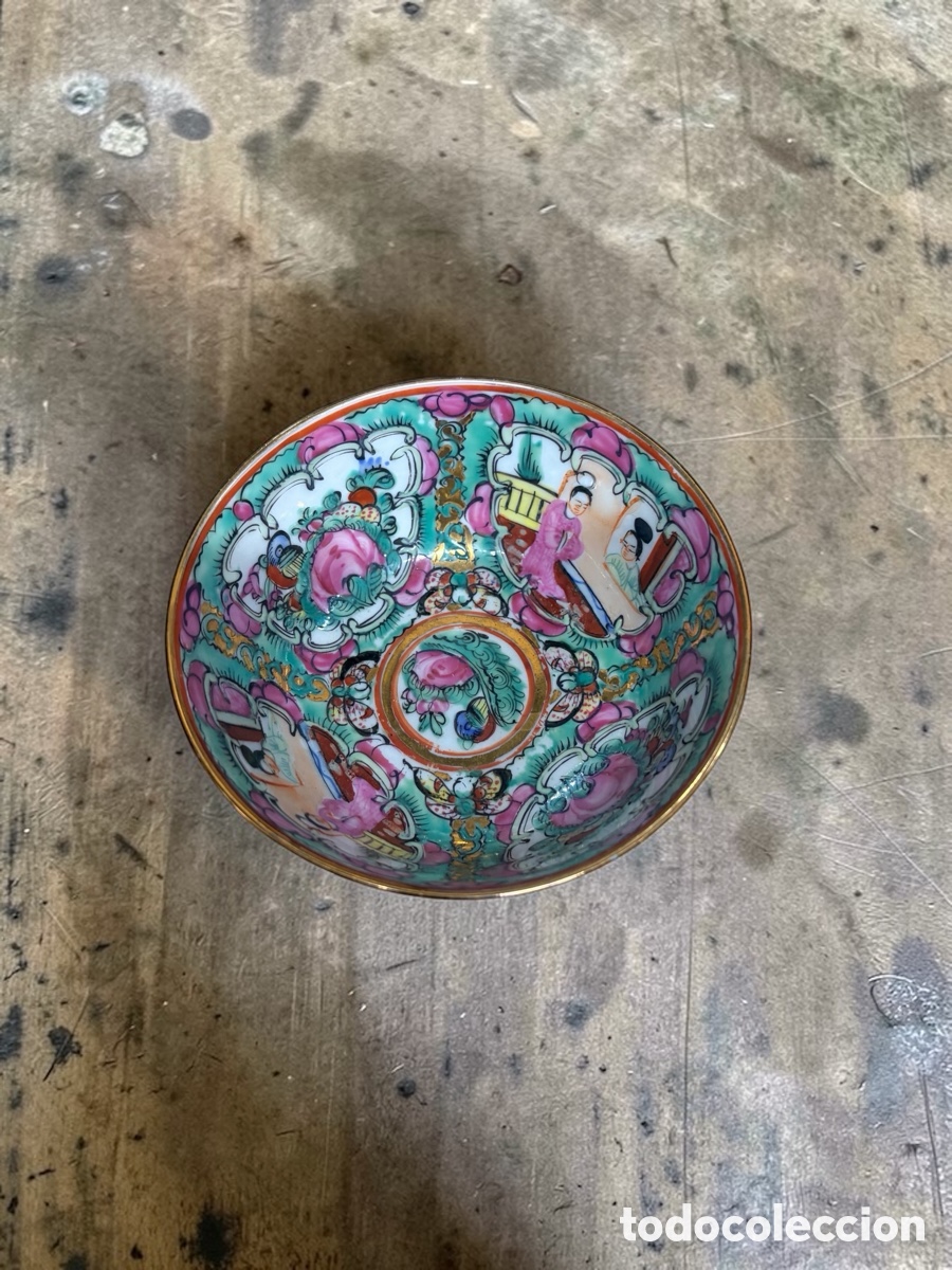 Antig&uuml;edades: Cuenco de porcelana Macao - Foto 4