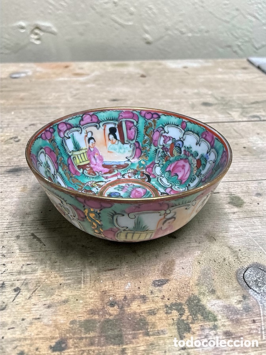 Antig&uuml;edades: Cuenco de porcelana Macao - Foto 1