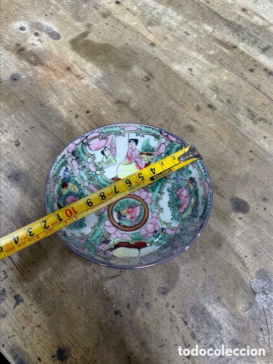 Antig&uuml;edades: Cuenco de porcelana de Macao - Foto 2