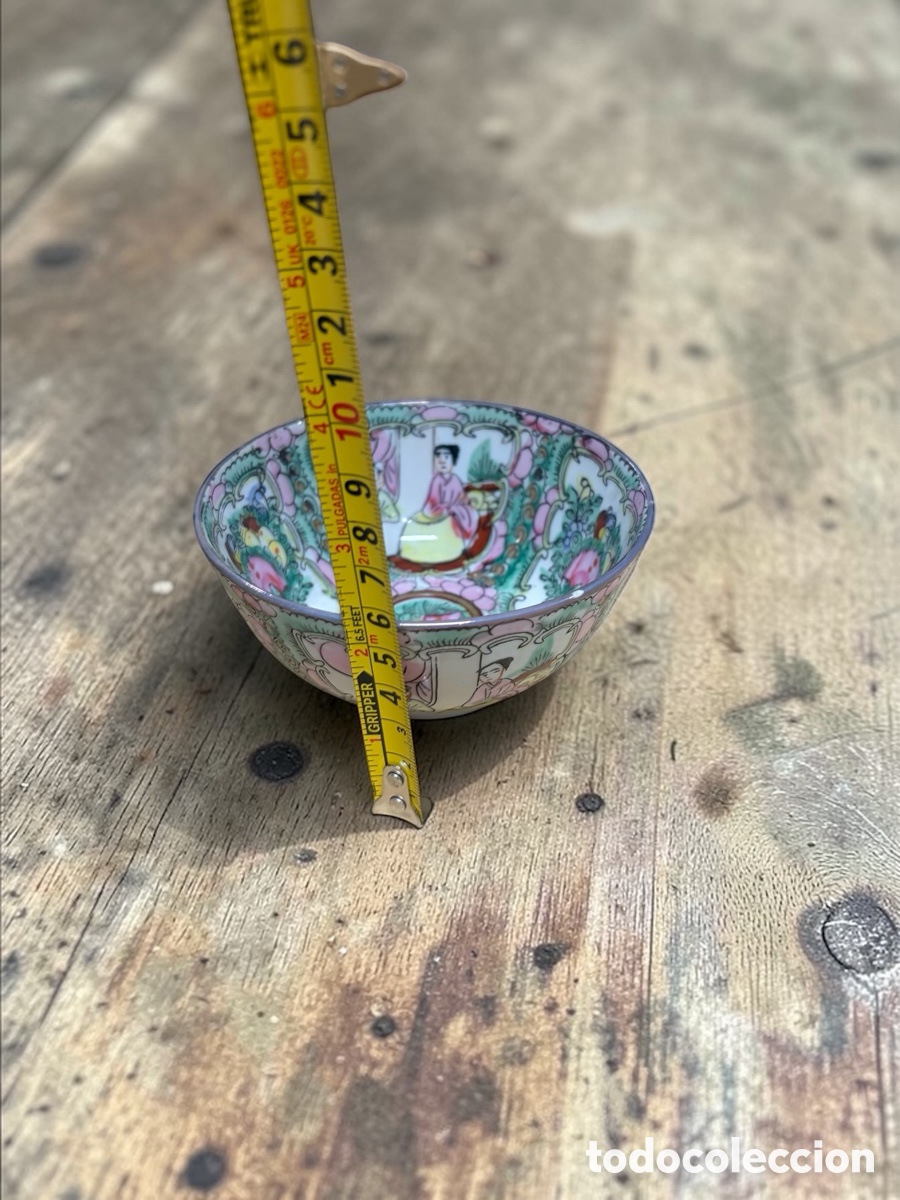 Antig&uuml;edades: Cuenco de porcelana de Macao - Foto 3