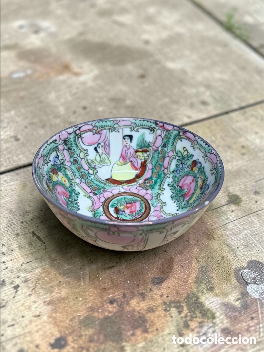 Antig&uuml;edades: Cuenco de porcelana de Macao - Foto 1