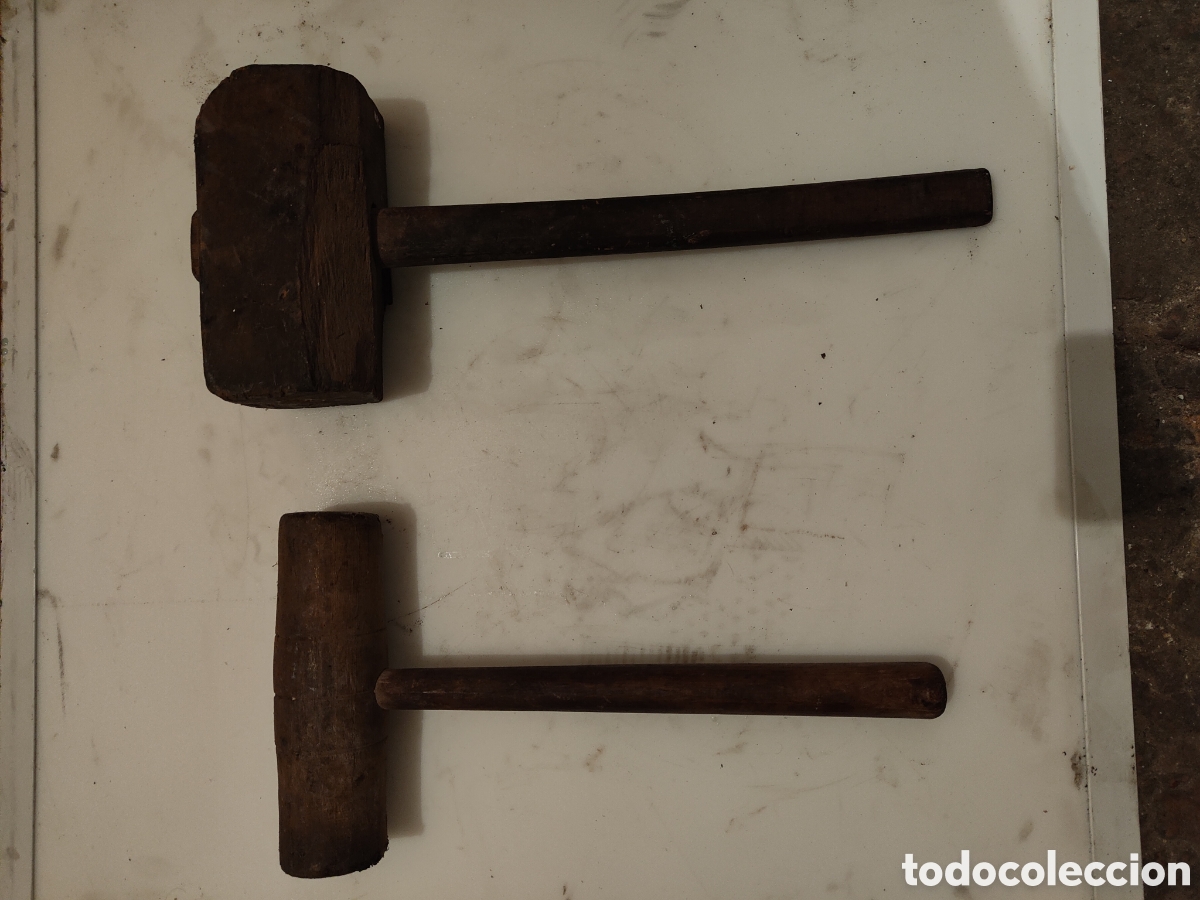 Antig&uuml;edades: Mazos de madera antiguos - Foto 1