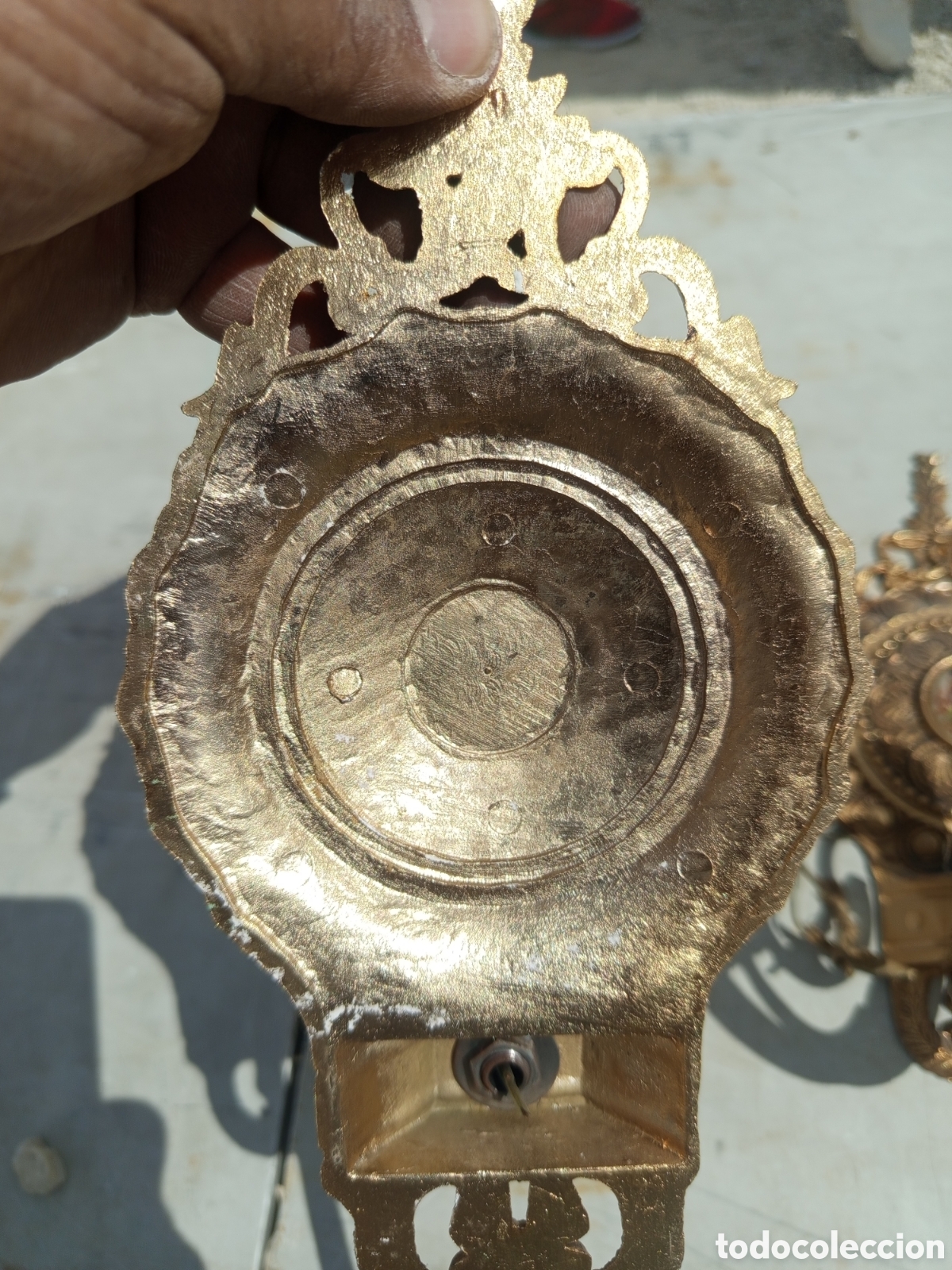 Antig&uuml;edades: Se venden aplique de bronce de limoges - Foto 4