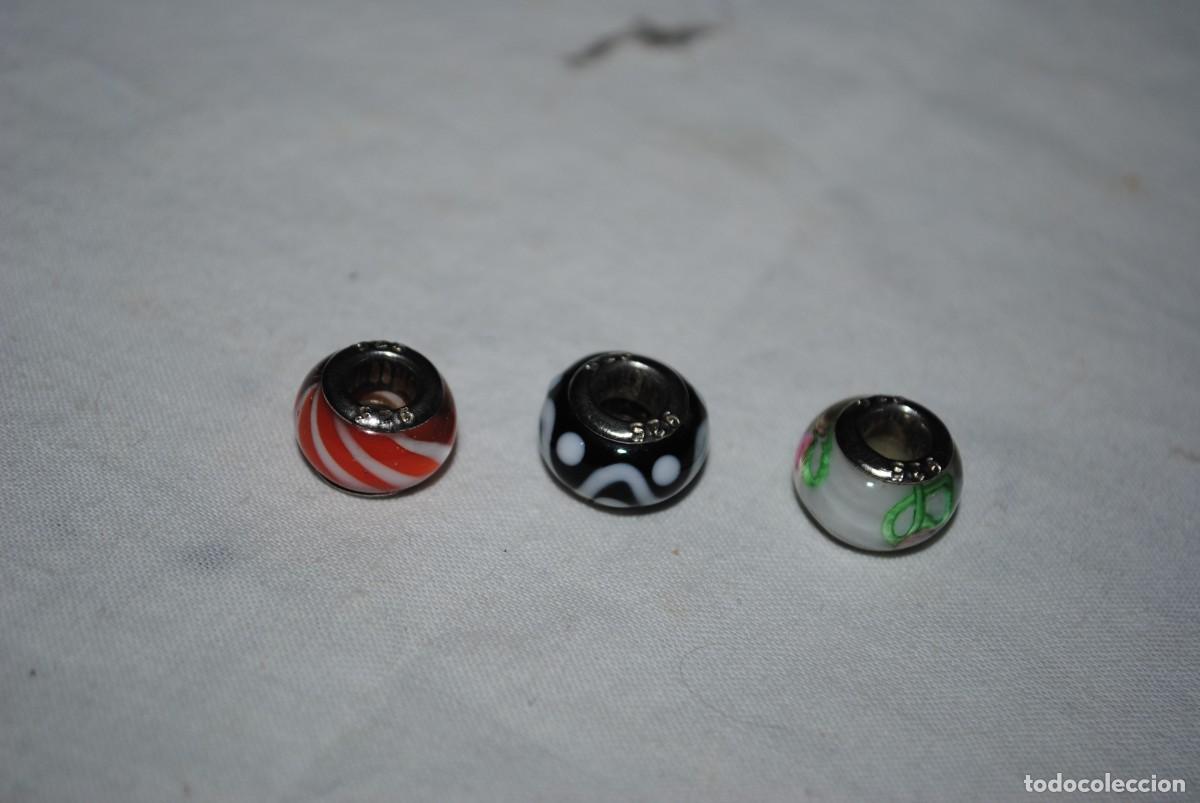 Antig&uuml;edades: ABALORIOS DE PLATA 925 , LOTE DE TRES . - Foto 3