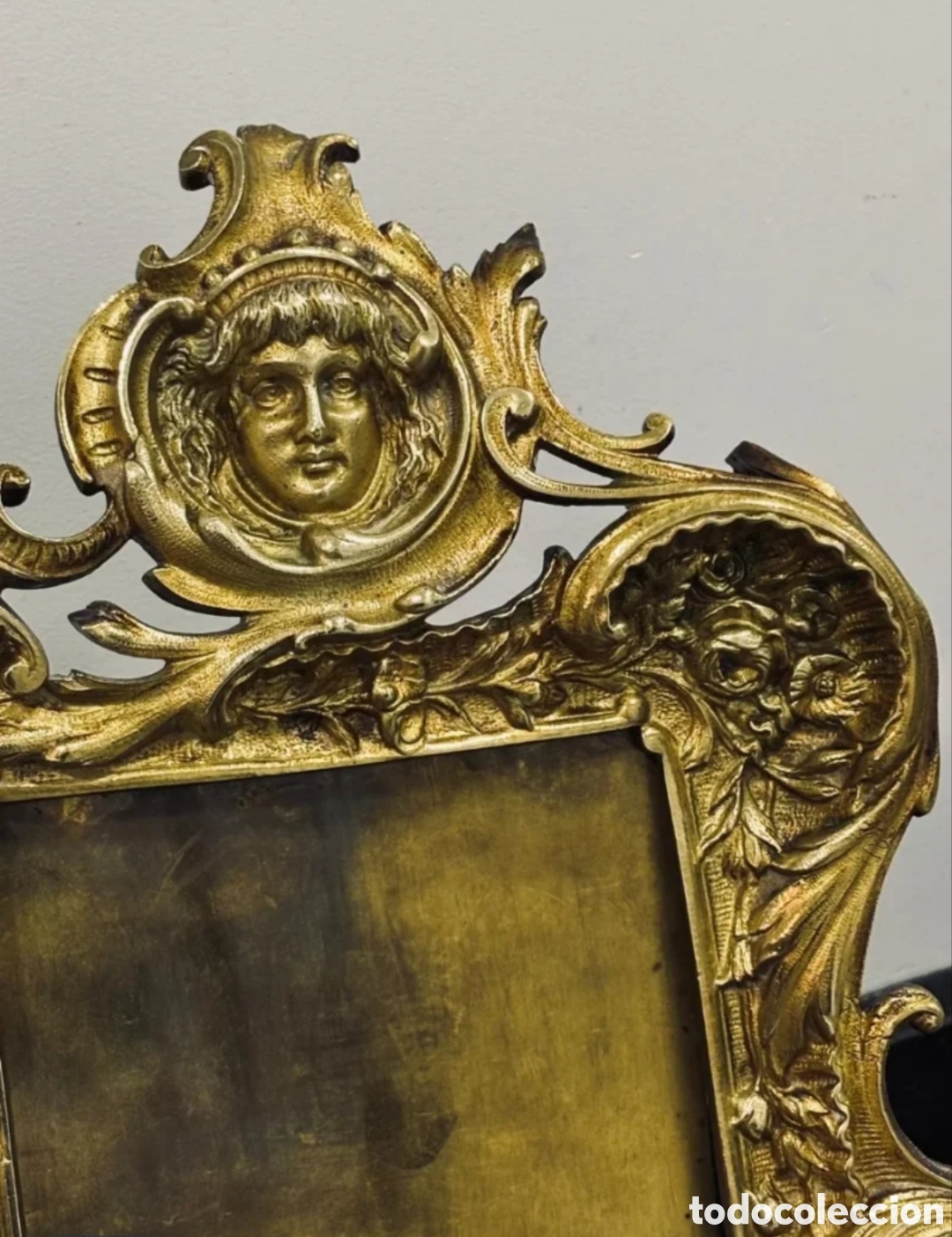 Antig&uuml;edades: Marco en bronce rococ&oacute; finales del siglo XIX - Foto 2