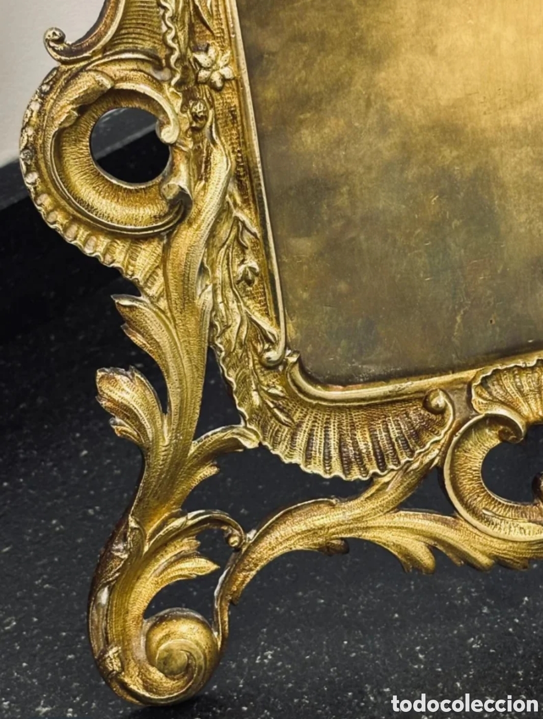 Antig&uuml;edades: Marco en bronce rococ&oacute; finales del siglo XIX - Foto 5
