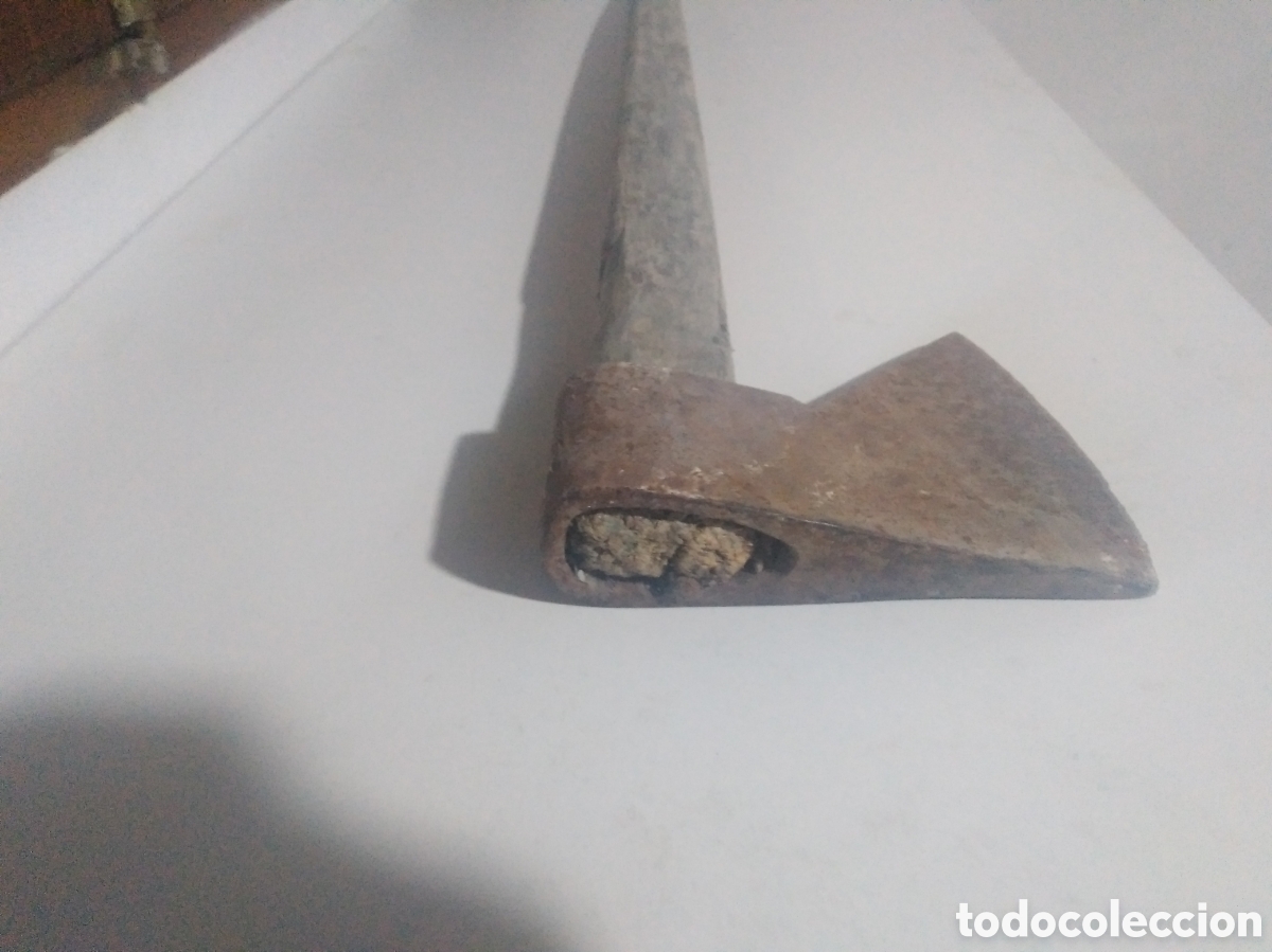 Antig&uuml;edades: Hacha antigua de gran tama&ntilde;o - Foto 5