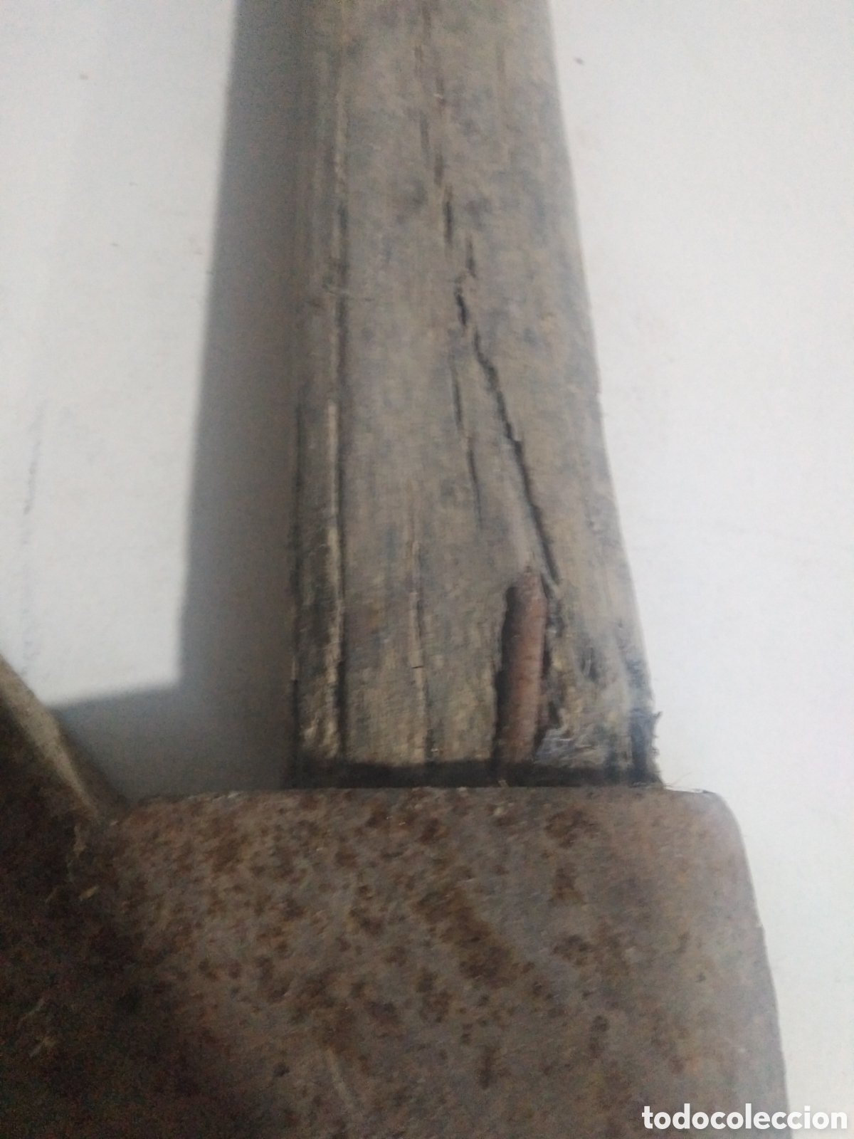 Antig&uuml;edades: Hacha antigua de gran tama&ntilde;o - Foto 7