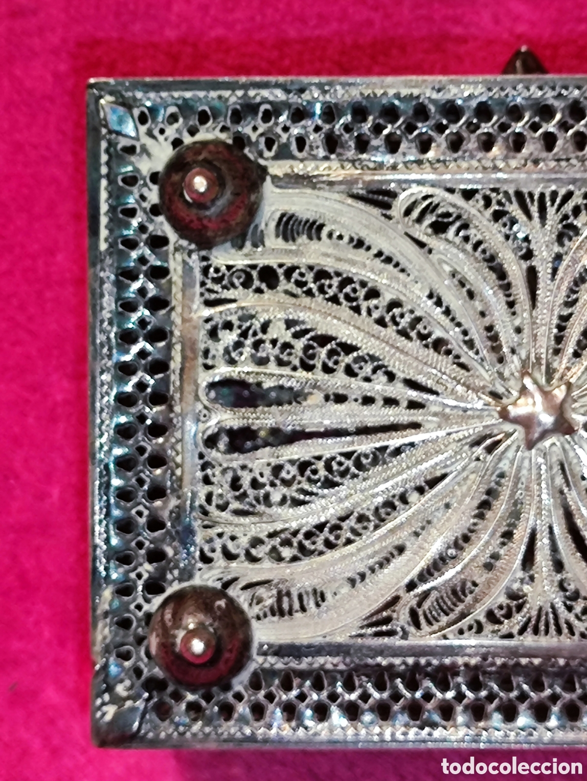 Antig&uuml;edades: PLATA, CAJA DE FILIGRANA DE PLATA - Foto 11