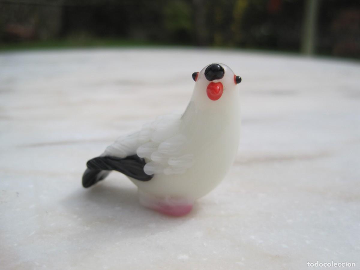 Antig&uuml;edades: P&Aacute;JARO DE CRISTAL DE MURANO - FIGURA - Foto 1