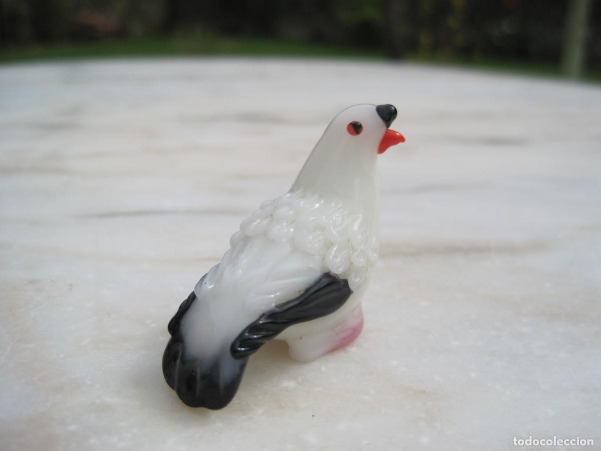 Antig&uuml;edades: P&Aacute;JARO DE CRISTAL DE MURANO - FIGURA - Foto 2