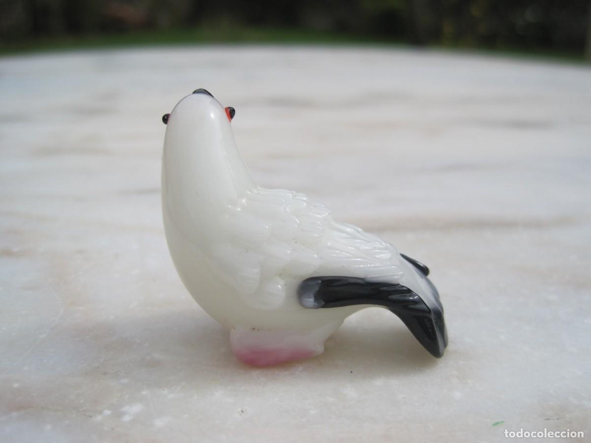 Antig&uuml;edades: P&Aacute;JARO DE CRISTAL DE MURANO - FIGURA - Foto 3