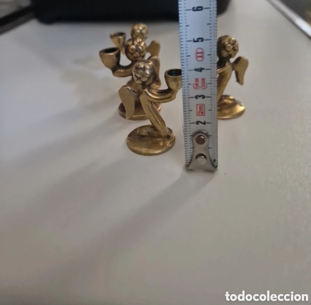 Antig&uuml;edades: Candelabros &aacute;ngeles vintages - Foto 6