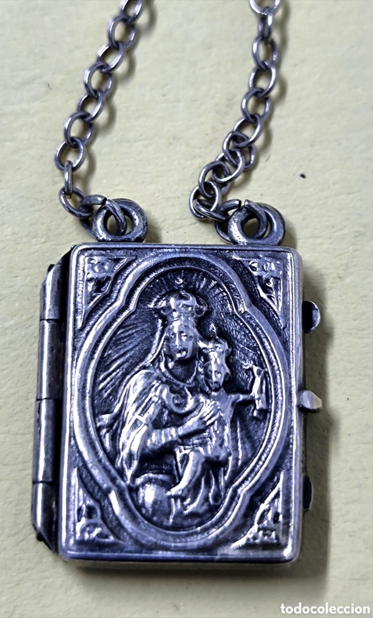 Antig&uuml;edades: RELICARIO DE LA VIRGEN DEL CARMEN - Foto 1