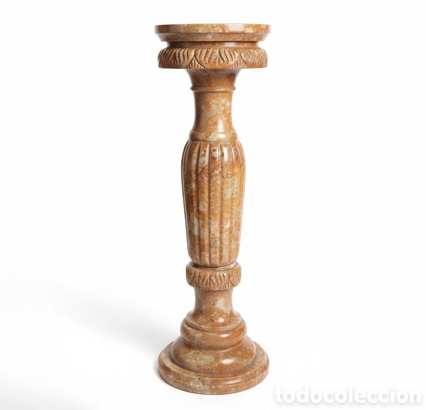 Antig&uuml;edades: Columna dalabastre crema - Foto 1