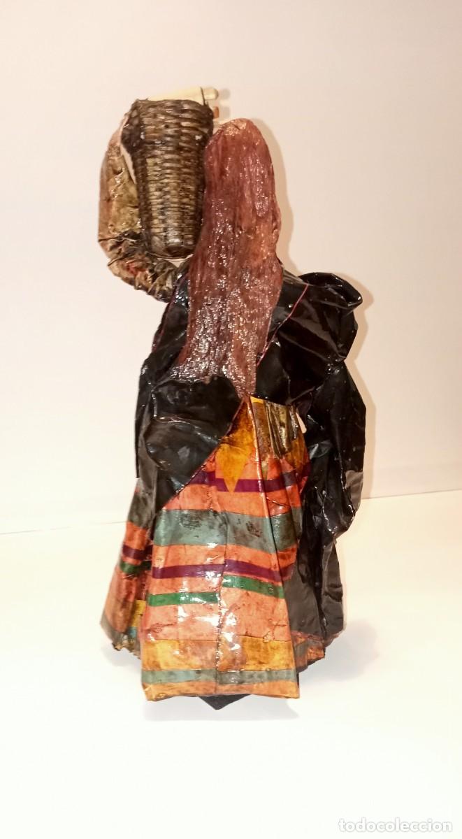 Antig&uuml;edades: FIGURA de PAPEL MACH&Eacute; - antigua - Foto 4