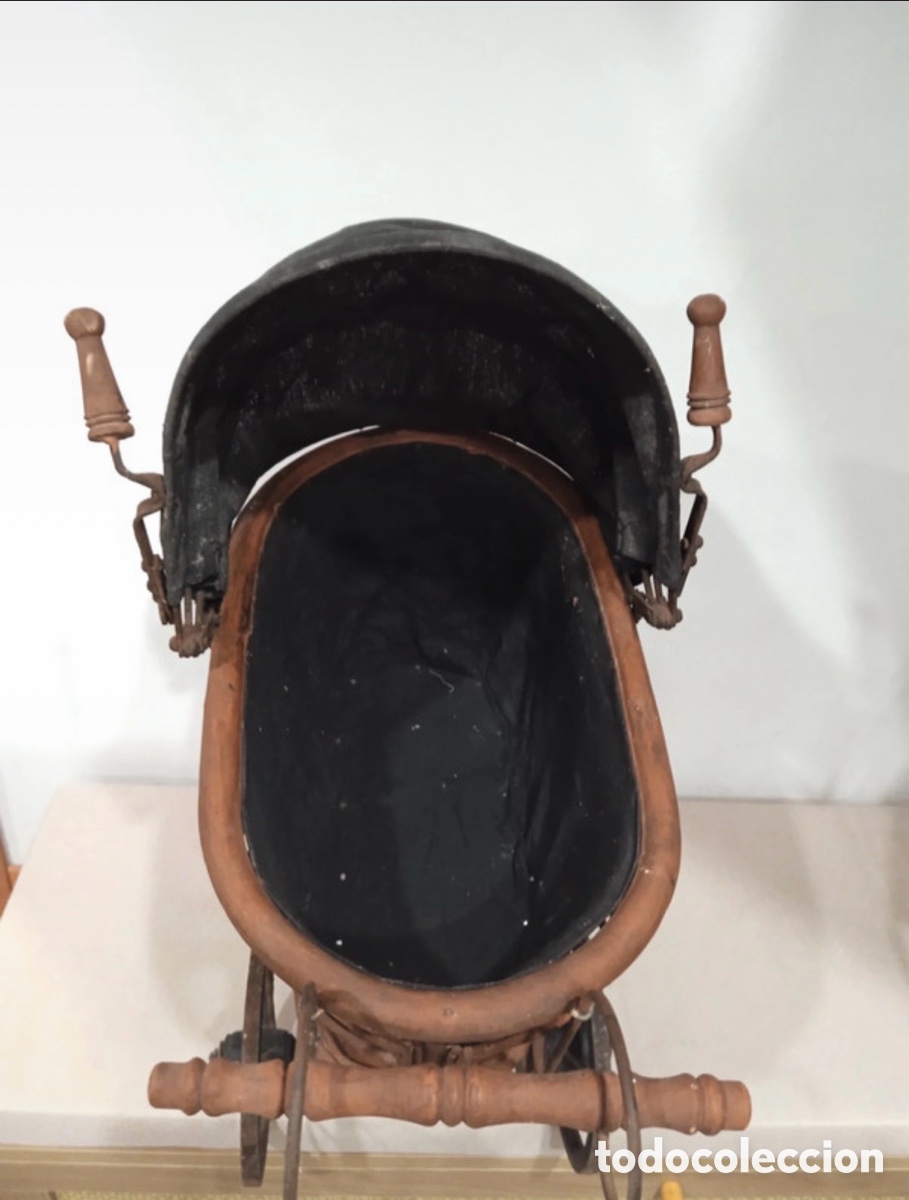 Antig&uuml;edades: Antiguo cochecito de mu&ntilde;ecas - Foto 7
