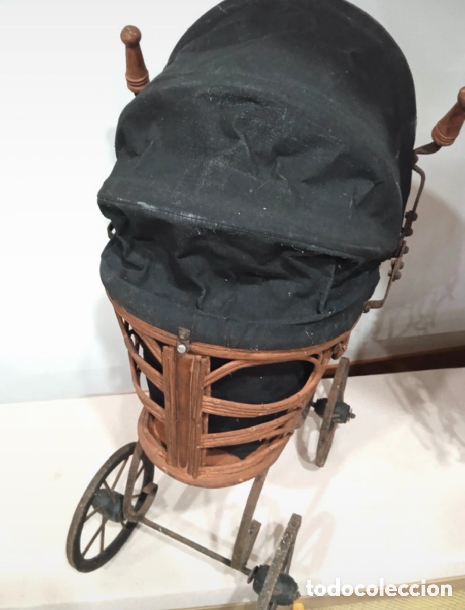 Antig&uuml;edades: Antiguo cochecito de mu&ntilde;ecas - Foto 8
