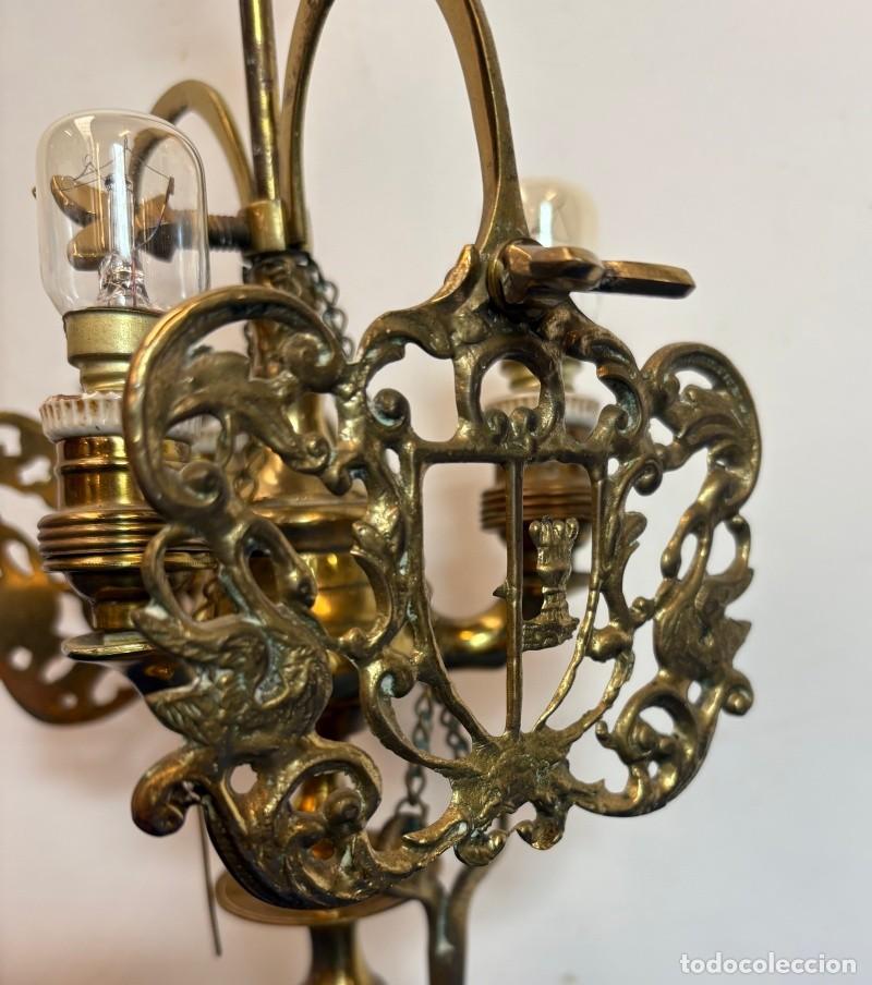 Antig&uuml;edades: Vel&oacute;n de Bronce Espa&ntilde;ol - Foto 4