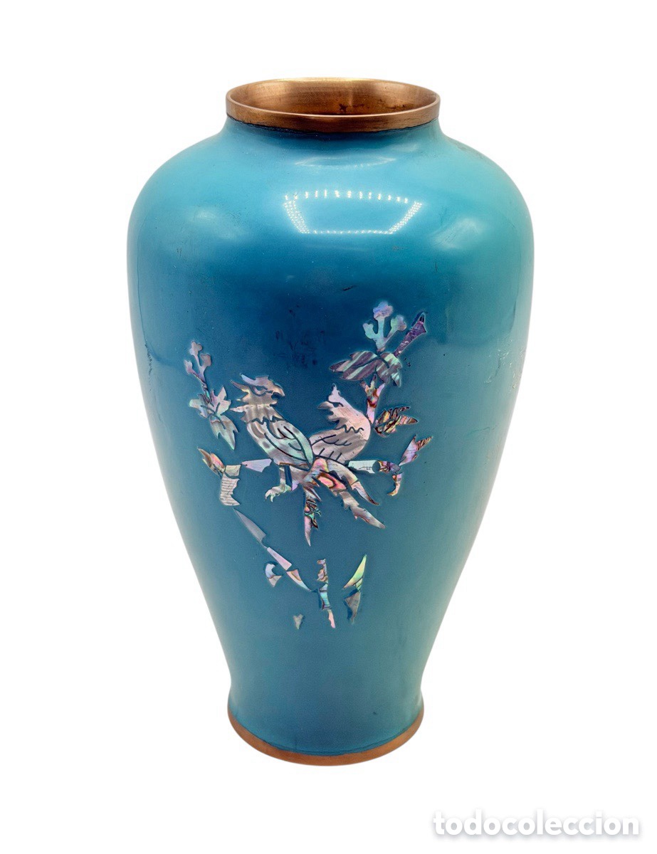 Antig&uuml;edades: Antiguo jarr&oacute;n cloisonn&eacute; japon&eacute;s - Foto 2