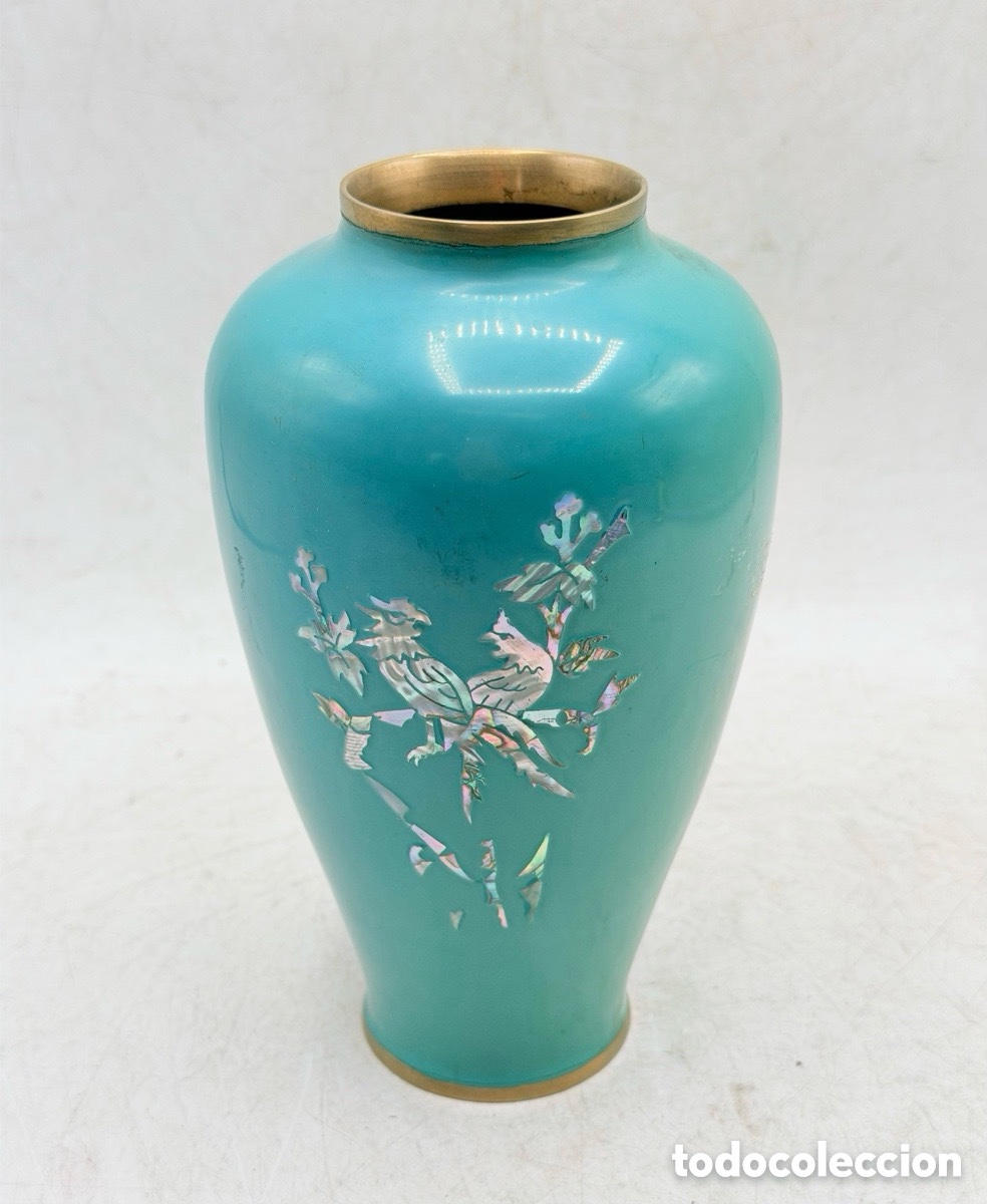Antig&uuml;edades: Antiguo jarr&oacute;n cloisonn&eacute; japon&eacute;s - Foto 4