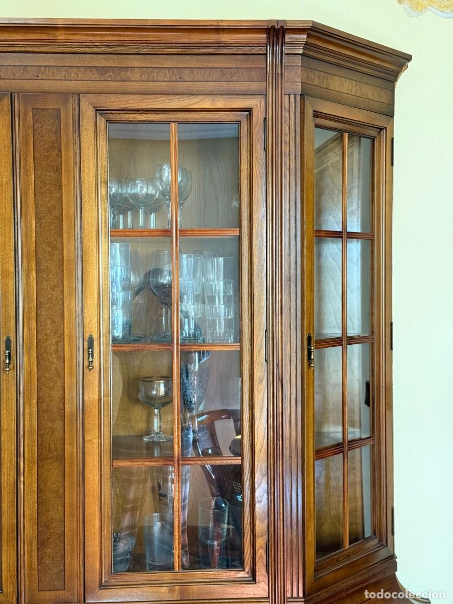 Antig&uuml;edades: Vitrina Boiserie Cl&aacute;sica Madera - Foto 2