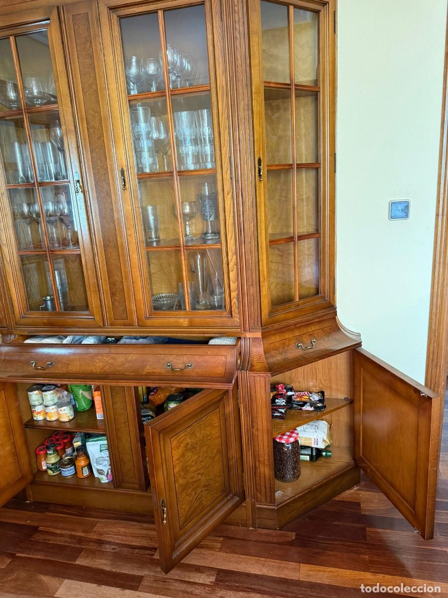 Antig&uuml;edades: Vitrina Boiserie Cl&aacute;sica Madera - Foto 3