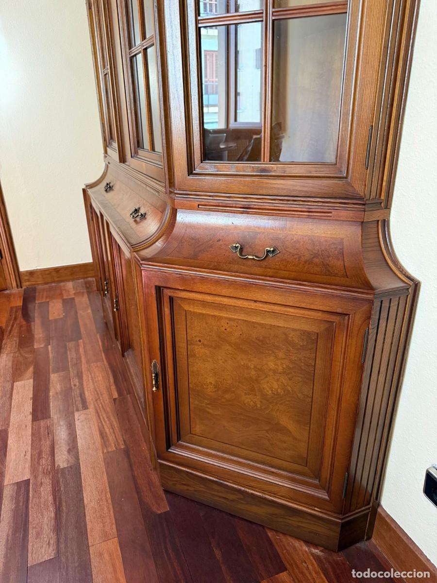 Antig&uuml;edades: Vitrina Boiserie Cl&aacute;sica Madera - Foto 4