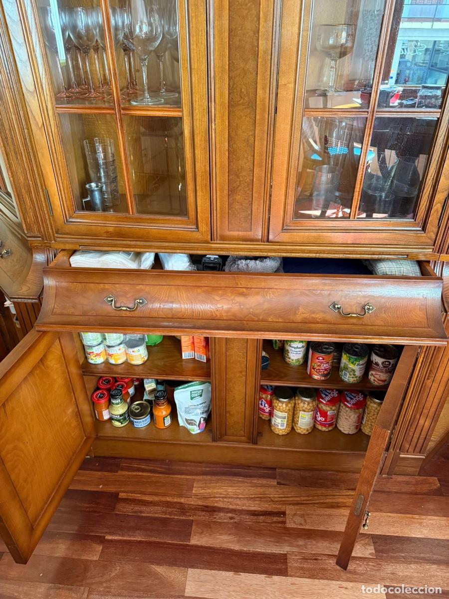 Antig&uuml;edades: Vitrina Boiserie Cl&aacute;sica Madera - Foto 6