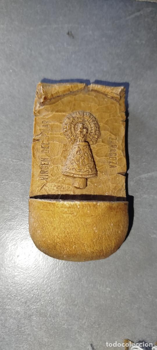 Antig&uuml;edades: Benditera Virgen del Pilar Zaragoza - Foto 1