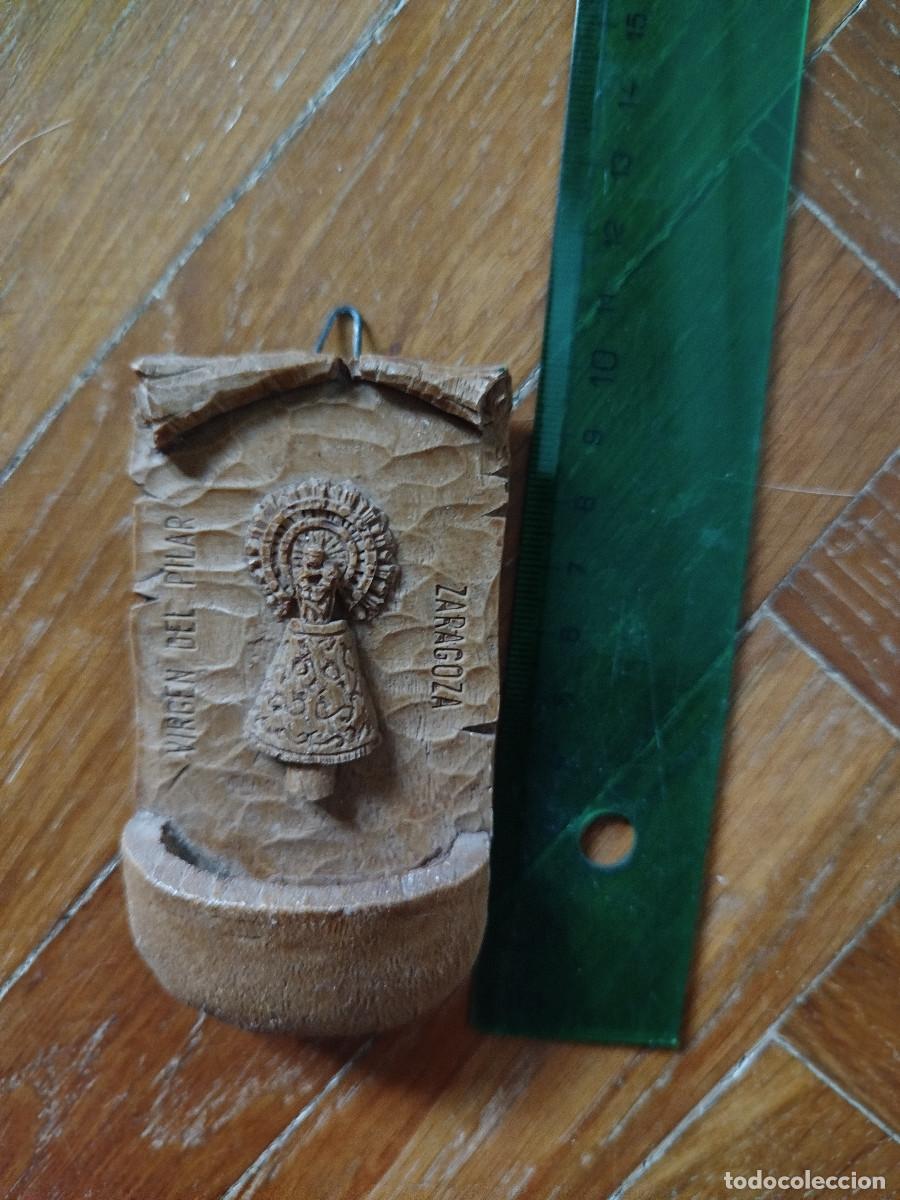 Antig&uuml;edades: Benditera Virgen del Pilar Zaragoza - Foto 3