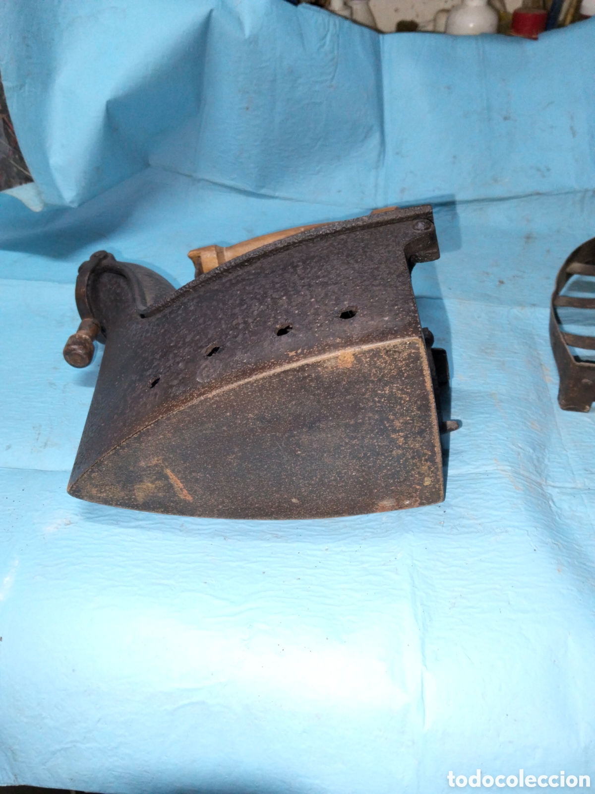 Antig&uuml;edades: ANTIGUA PLANCHA DE CARBON - Foto 8